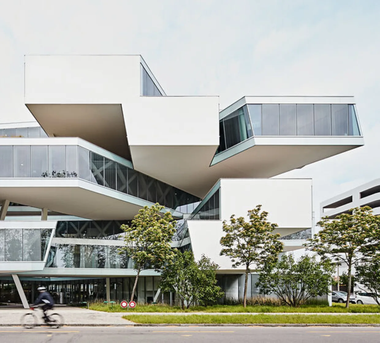 Idorsia building in Bachgraben district