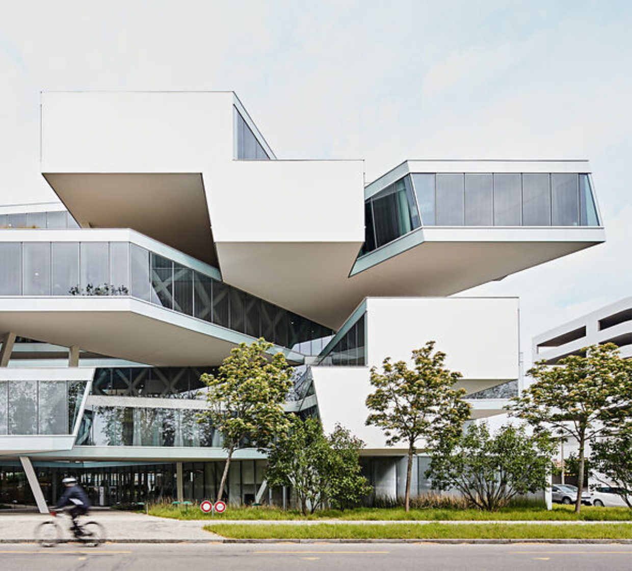 Idorsia building in Bachgraben district