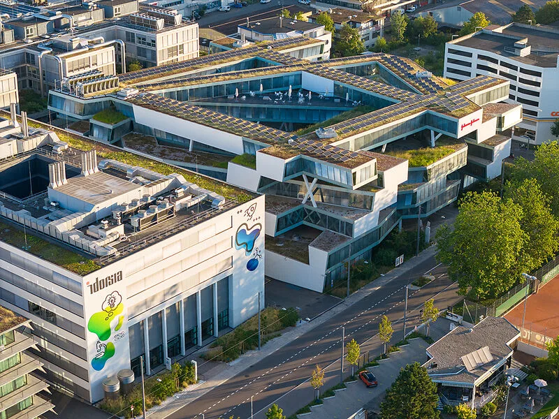 Baselland, Bachgraben Area Aerial view